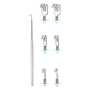 Skin Hook, flexible shaft